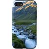 Nature Landscape Art Studio Custodia per iPhone SE (2020) / 7/8 Opere d'arte del paesaggio alpino della valle del fiume di mont