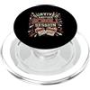 Internet browser humor sarcastic irony r Sopravvissuto a un'altra sessione di pergamena Design tipografia vintage PopSockets PopGrip per MagSafe