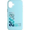 Birth Since August 2008 Retro Vintage Ye Custodia per iPhone 16 Plus Agosto 2008 Anno 2008 Vintage 2008 Edizione Limitata