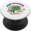 Y2K Main Character Retro Computer Gift Retro Y2K personaggio principale icona con floppy disk PopSockets PopGrip Adesivo