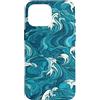 PM-Artistic Custodia per iPhone 16 Pro Max Sea Ocean Waves Pattern senza bordi Design 9