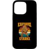 Potato Costume Custodia per iPhone 15 Pro Max Cibo a base di patate Power Strength Fitness