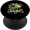 Active Educator Art Ciao insegnante di palestra Istruttore di educazione fisica PopSockets PopGrip Adesivo