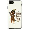 Funny Oktoberfest Dachshund Lover Wiener Custodia per iPhone SE (2020) / 7/8 Oktoberfest Wiener prende tutto divertente bassotto Beer Doxie