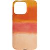 generic Custodia per iPhone 15 Pro Max Arancione Tramonto Astratto Colore Block Design