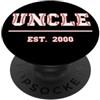 Uncle Est. 2000 Baseball Softball Uncles Zio baseball Dal 2000 Festa Compleanno dello Zio Vintage PopSockets PopGrip Adesivo