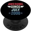 Legend Since Birthday Awesome Since July 2000 PopSockets PopGrip Adesivo