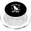 Life is better with a dog La vita è migliore con un cane PopSockets PopGrip per MagSafe