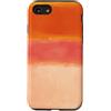 generic Custodia per iPhone SE (2020) / 7/8 Arancione Tramonto Astratto Colore Block Design
