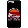 Midnight Tuner Club Apparel Custodia per iPhone 7 Plus/8 Plus Retro JDM Drift Car giapponese Kanji anni '90 Synthwave Souvenir