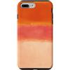 generic Custodia per iPhone 7 Plus/8 Plus Arancione Tramonto Astratto Colore Block Design