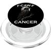 Cancer Survivor Gifts F-Caw-F Cancro del corvo sopravvissuto al cancro FCAWF Cancro PopSockets PopGrip per MagSafe