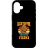 Potato Costume Custodia per iPhone 16 Cibo a base di patate Power Strength Fitness