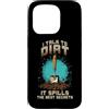 Sunshine Gardening Garden Life Plant Hum Custodia per iPhone 15 Pro I TALK TO DIRT IT SPILLS THE BEST SECRETS