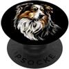 Motivo Pastore Australiano per mamma e p Pastore Australiano Gli Amanti dei Cani Pastore Australiano PopSockets PopGrip Adesivo