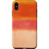 generic Custodia per iPhone XS Max Arancione Tramonto Astratto Colore Block Design