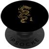 Japanese Golden Dragon Kanji Tattoo Art Drago d'oro giapponese Kanji Tattoo Art Creatura mitica PopSockets PopGrip Adesivo