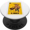 Funny Mexican Designs for Abuelos Funny Mexican Grilling Grandpa Design - El Abuelo PopSockets PopGrip Adesivo