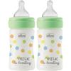 Chicco Biberon Perfect Easy Flusso Lento, con Tettarella Physio in Morbido Silicone e Finitura Soft Sense, Anticolica, Riduce Rigurgito e Irritabilità, Bottiglia in Plastica da 150ml, 0 Mesi+, Neutro