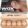 Peace&Quiet PQ Tappi per le orecchie in silicone per dormire, 15 tappi per le orecchie in cera per dormire e nuotare, morbidi tappi per le orecchie per dormire e per l'acqua, tappi per le orecchie in cera con