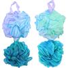 REBECCAGIBSON 4 Pezzi Spugna Doccia,Mesh Loofah Sponges,Palla Doccia Per Esfoliazione Corporale O Massaggio