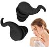 Generic Tappi per le Orecchie con Cancellazione del Rumore per Dormire e Russare, in Silicone Morbido e Riutilizzabili, Nero e Grigio
