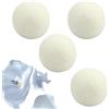 Dtaigou Gomitoli per asciugatrice in lana per bucato, Gomitoli di lana - Sfera ammorbidente rotonda per bucato | Forniture per lavanderia Gadget per la casa, kit per lavaggio a secco con palline