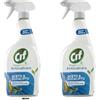 Italy Shop Service Cif - 2 spray anticalcare per bagno, con ACIDO CITRICO ed eucalipto, 650 ml, rimuove calcare e residui di sapone, profumo 100% biodegradabile, con portachiavi Italy Shop Service