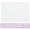 PATIKIL Stampo in Resina per Lettere con Foro, 48 Pz filiera in Silicone a Forma di Cuore per Resina Epossidica Stampo per Getto di Lettere e Numeri per Personalizzare Il Fai da Te, Bianco