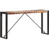 vidaXL Tavolo Consolle 150x35x76 cm in Legno Massello di Recupero