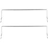 P17 - FERMAMATERASSO|1 Coppia Fermamaterasso a Incastro per Letto Contenitore | Blocca Materasso Laterale e Frontale | Compatibile con Kit Alzarete