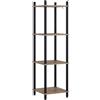 Vicco Libreria Bivio, Rovere dorato/antracite, 30 x 102.5 cm