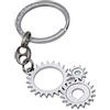 GreenFord Bomboniere Ingranaggio Gadget Laurea Ingegneria con Portachiavi (Kit 10 Pezzi) G323-P