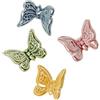 Doni Bomboniere Matrimonio 12 pz Calamita a Forma di Farfalla Magnete Colori Misti Segnaposto Decorazione Confettata Nascita Comunione Diciottesimo Compleanno Bimba libertà Simbolo (Maxi)