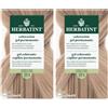 Herbatint Tintura permanente per capelli 8N biondo chiaro - 170 ml | senza ammoniaca, 100% copertura di capelli grigi | dermatologicamente testato con 8 estratti naturali (Confezione da 2)
