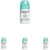 Equilibra Corpo, Aloe Ialuronica Deo Roll On, Deodorante Adatto per Pelli Sensibili con Complesso Anti-odore, a Base di Aloe e Acido Ialuronico, 50 ml (Confezione da 4)