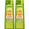 Garnier Shampoo rinforzante per capelli sottili e fragili, efficace contro la perdita di capelli, con vitamina C e arancio sanguigno, vitamine e forza di frutto, 300 ml (Confezione da 2)