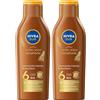 Nivea Sun Nivea Latte Solare Carotene Spf6 200ml (Confezione da 2)