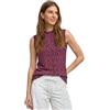 Street One Top da Donna 3231022 con Collo Alto e Stampa (Confezione da 1), Blush Berry, 52