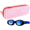 Generico Custodia silicone occhialini da nuoto Supporto con Cordino Incluso per