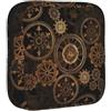 EZDLOWVBA Gears Clock Bronze Century Print Period Bag Borsa per assorbenti igienici con cerniera Salvaslip portatile per donne adolescenti ragazze signore