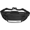 Générique Fanny Pack Bag, Anti-Theft Waist Pouch, 10,24 x 5,91 in Reflective Zipper Belt, Spacious Nylon Design, Lightweight Secure for Running, Commuting, Vacation, Sport, Nero , riferimento alla
