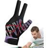 Generic Guanti da biliardo da biliardo con tre dita, unisex, in tessuto elastico