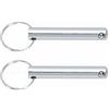 Ycauty Perni impilabili per pesi in acciaio inox, perni selettori di peso, accessori di ricambio per palestra a casa, diametro di 1 cm, 2 pezzi