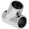 LLOOPK Accessori for Yacht da Nave in Acciaio Inossidabile 22/25mm 316 Raccordi for Tubi Hardware Marino Tee Inclinato 60 °