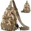 Generisch Sling Pack - Zaino a tracolla da uomo, regolabile, multitasche, organizer per sport all'aria aperta per una comoda tracolla, borsa da viaggio leggera per arrampicata, campeggio, Nero , Siehe