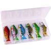 sodeber Esche Swimbaits Multi snodabili con Gancio Triplo 10 cm Esca da Pesca Esche Artificiali dure per Design con Esca snodata Flessibile