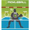 Générique Pickleball Practice Board, Wall-Mounted Precision Target Trainer, 28,35 x 33,46 pollici Space Saving Design, Training Aid for Skill Improvement in Backyard, School, and Gym