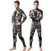 UALXPAO Tuta da Immersione in Neoprene Muta da Sub in Neoprene Mimetico 3,0 mm con Zip Posteriore Maniche Lunghe Taglie Forti Pesca Subacquea