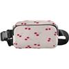 ISAOA Marsupio a tracolla alla moda marsupio con cinghia regolabile Dream Cute Red Cherry per allenamento, shopping, viaggi, escursionismo